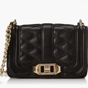 Rebecca Minkoff Mini Black Leather Crossbody Bag